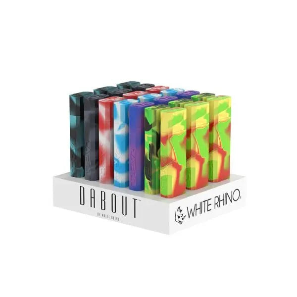 White Rhino Dab Out Straw Display - 21 Count
