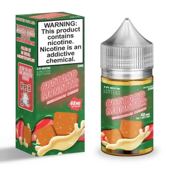 Custard Monster Salts - Gingerbread Crunch