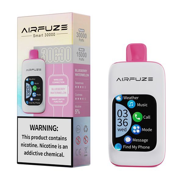 Airfuze 30000 Smart Puff Disposable - 1 Pack  Wholesale Vaping Supply