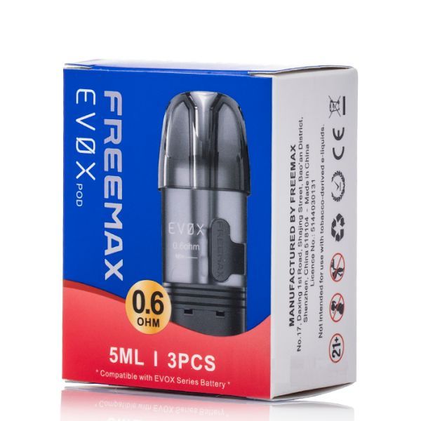 Freemax EVOX Replacement Pods - 3 Pack  Wholesale Vaping Supply
