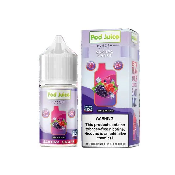 Pod Juice PJ5000 - Sakura Grape