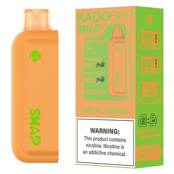 KADO BAR SNAP 25K Disposable Pod  Wholesale Vaping Supply