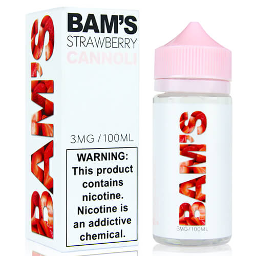 Bam's Cannoli eLiquid - 100mL Wholesale Vaping Supply Bam's Cannoli eLiquid - 100mL Wholesale Vaping Supply