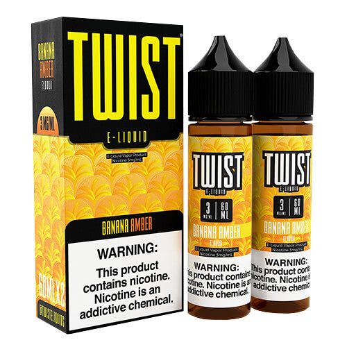 Twist E-Liquids - Banana Amber (Oatmeal Cookie) - Twin Pack
