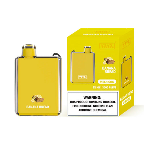 YAYA Square 3000 NTN Disposable Vape Device Banana Bread 10 Pack