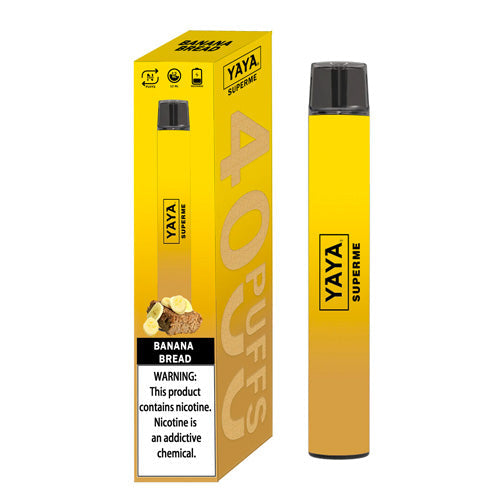 YAYA SUPERME 4K Disposable Vape Device Banana Bread 10 Pack