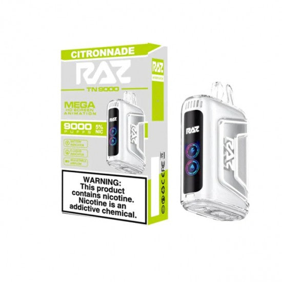 RAZ TN9000 Disposable - 12mL,50mg - 1 Pack Wholesale Vaping Supply RAZ TN9000 Disposable - 12mL,50mg - 1 Pack Wholesale Vaping Supply