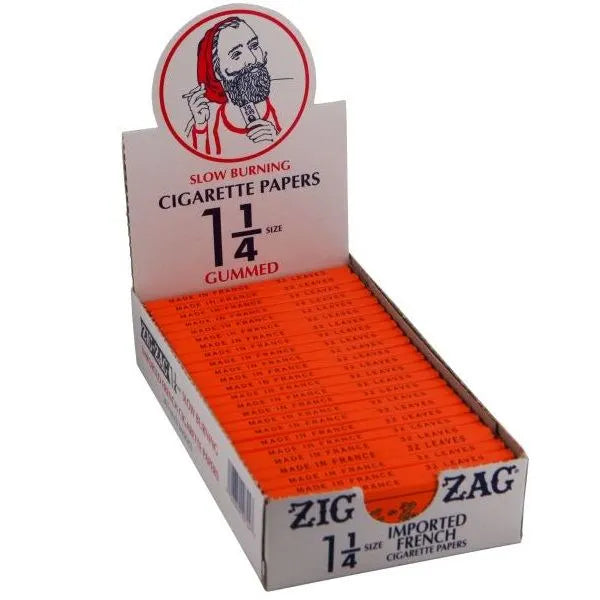 Zig Zag 1 1/4 French Orange Papers