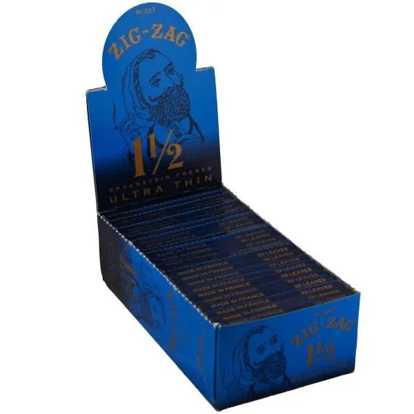Zig Zag 1 1/2 Blue Ultra Thin Cig Papers