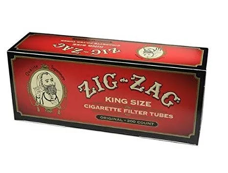 Zig Zag White-Tipped King Size Tubes