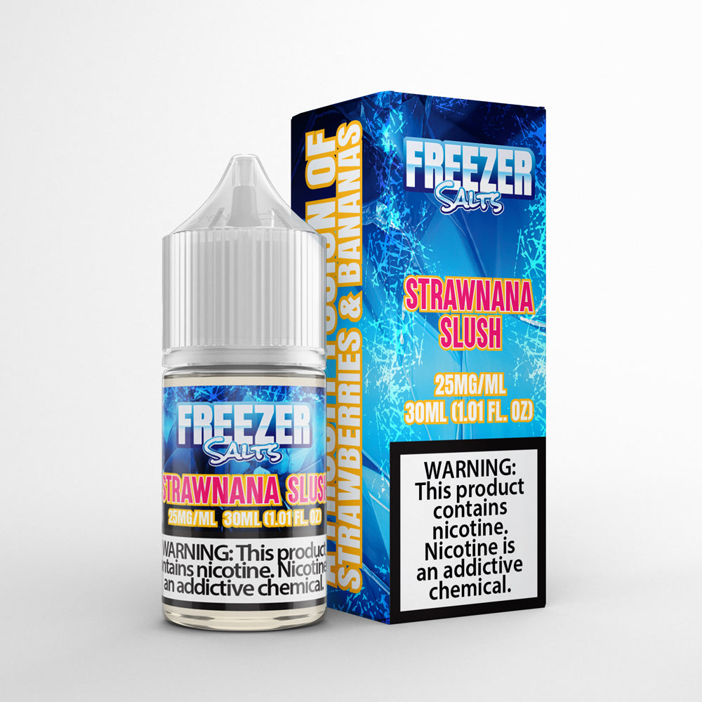 Freezer Salt, Strawnana Slush Wholesale Vaping Supply Freezer Salt, Strawnana Slush Wholesale Vaping Supply