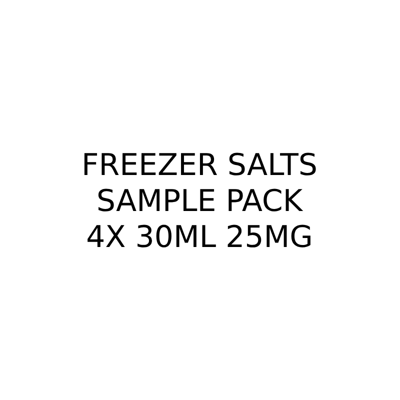 Freezer Salts Sample - 4 Pack