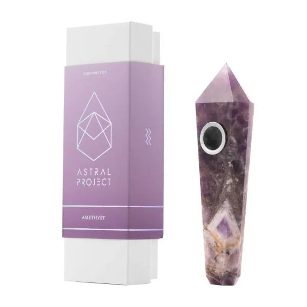 Astral Project Gemstone Hand Pipe