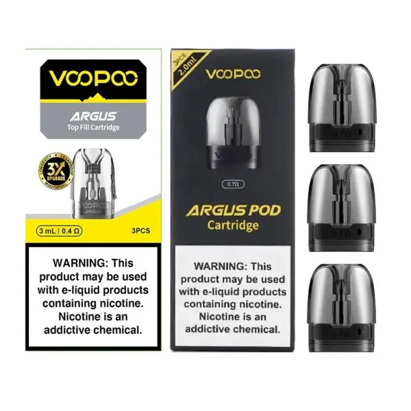 VooPoo Argus Top-Fill Cartridge - 3 Pack