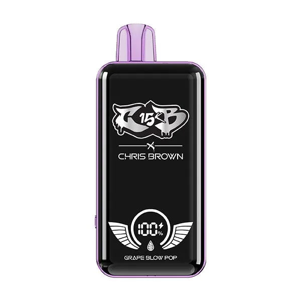 Chris Brown CB15k Disposable - 1 Pack Wholesale Vaping Supply Chris Brown CB15k Disposable - 1 Pack Wholesale Vaping Supply