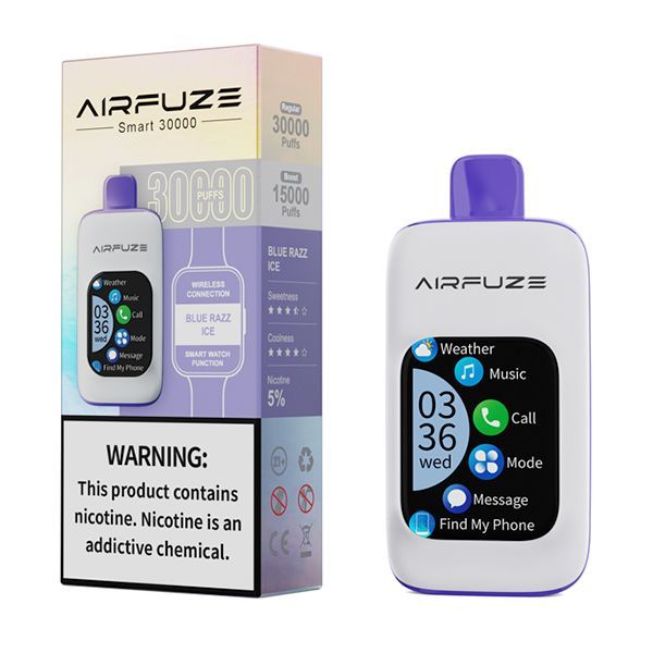 Airfuze 30000 Smart Puff Disposable - 1 Pack  Wholesale Vaping Supply