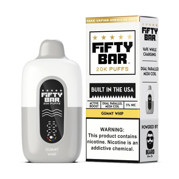 Fifty Bar 20K Disposable – Wholesale Vaping Supply