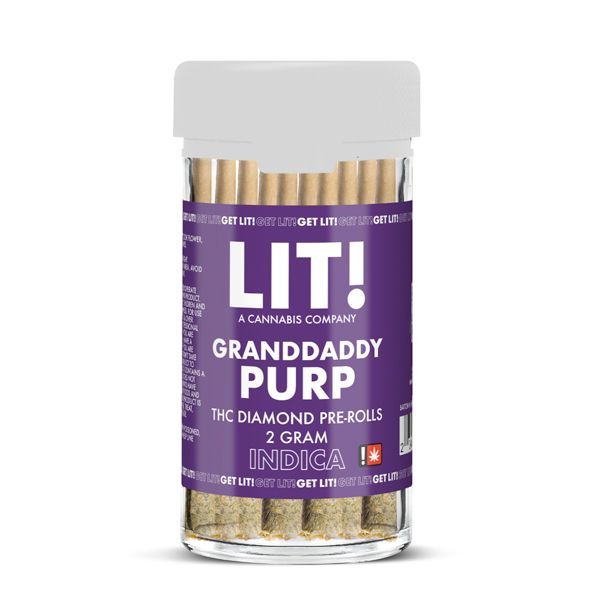 LIT 2G THC Liquid Diamonds PreRolls - 10 Pack