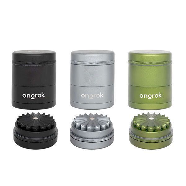 Ongrok 5 Piece Toothless Mini Grinder - 10 Pack Display