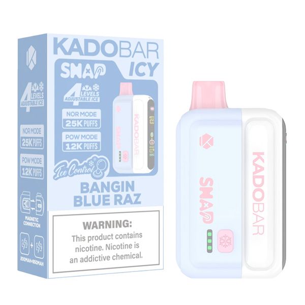 KADO BAR SNAP ICY 25K Disposable Kit  Wholesale Vaping Supply