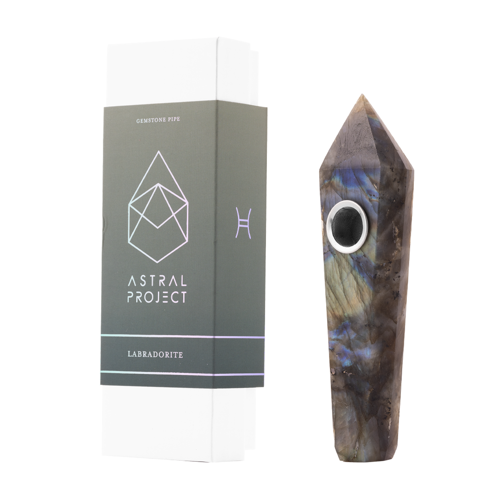 Astral Project Gemstone Hand Pipe