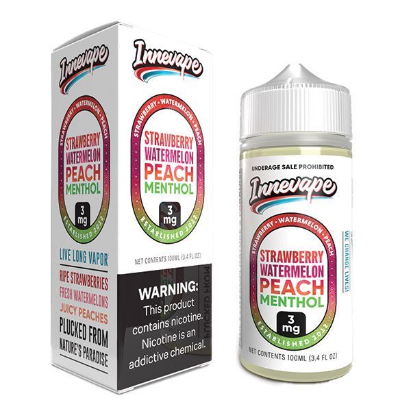 Innevape eLiquid - Strawberry Watermelon Peach Menthol