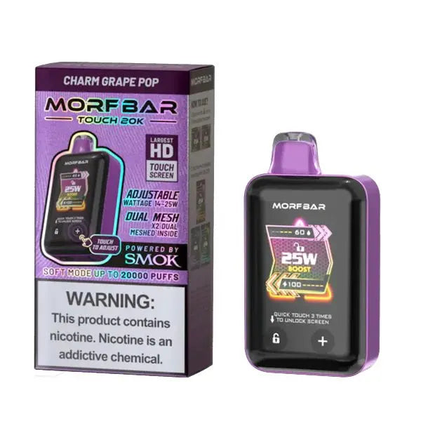 Smok Morf Bar Touch 20K Disposable - 1 Pack Wholesale Vaping Supply Smok Morf Bar Touch 20K Disposable - 1 Pack Wholesale Vaping Supply