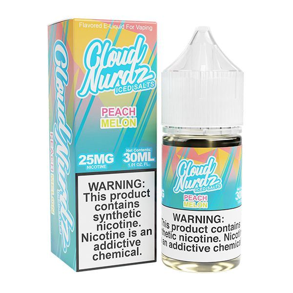 Cloud Nurdz Salts - Peach Melon Iced