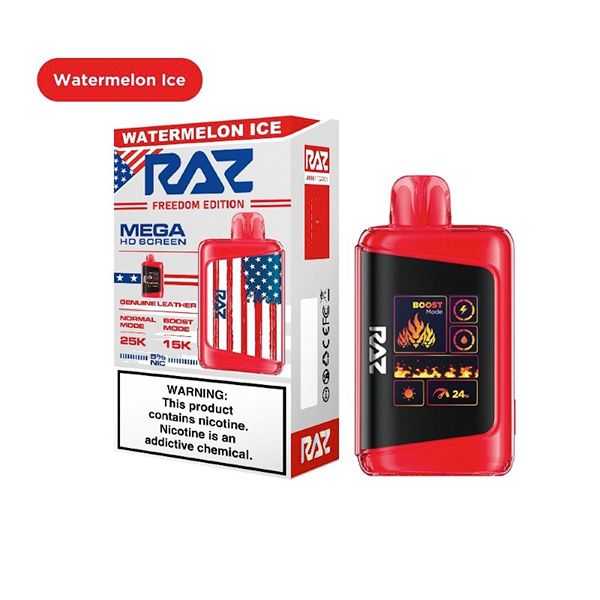 elf bar vape uk RAZ DC25000 Freedom Edition Disposable