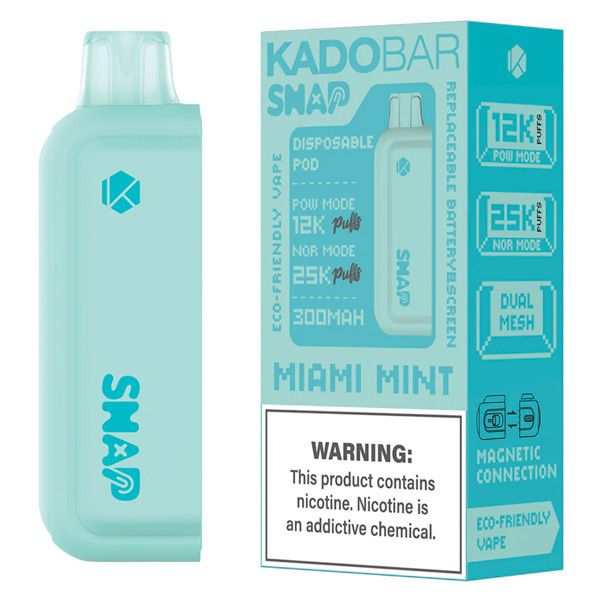KADO BAR SNAP 25K Disposable Pod – Wholesale Vaping Supply