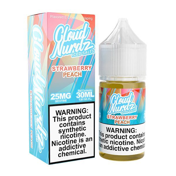 Cloud Nurdz Salts - Strawberry Peach Iced