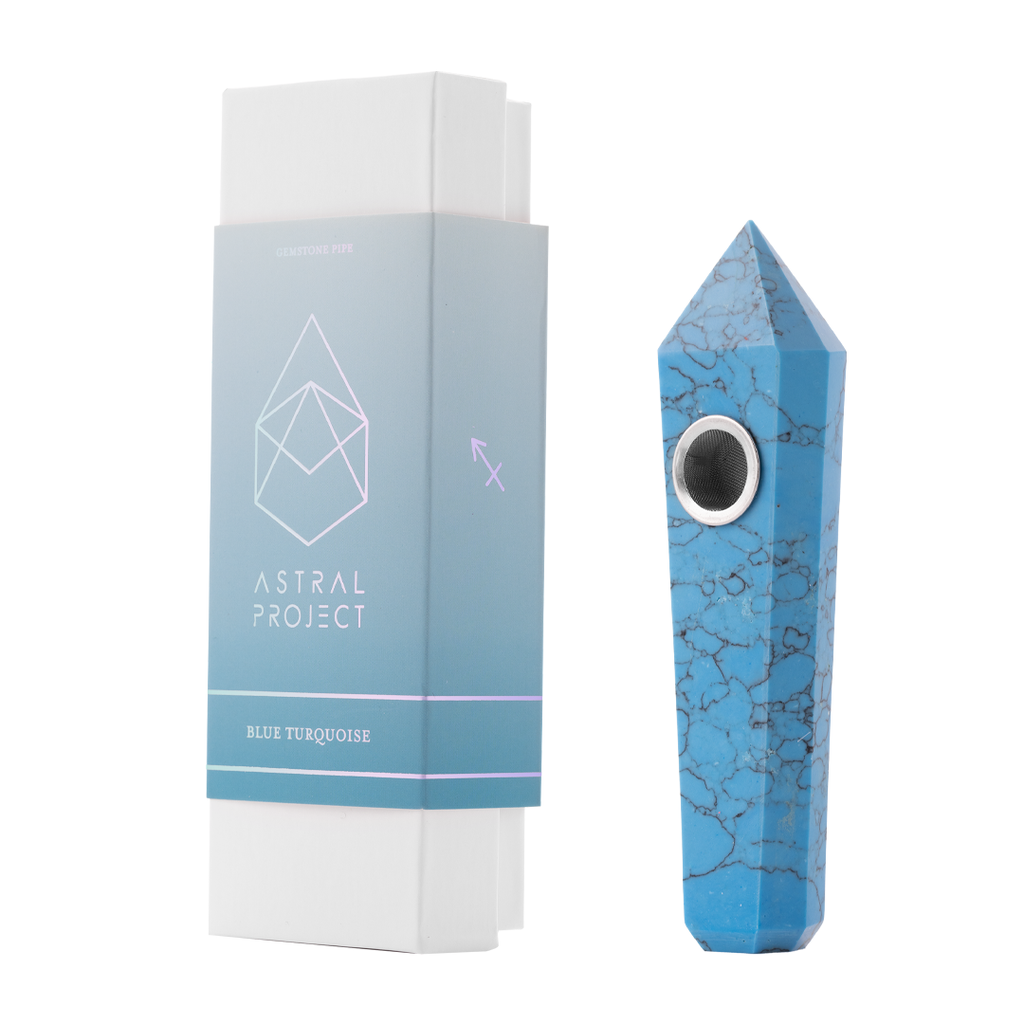 Astral Project Gemstone Hand Pipe