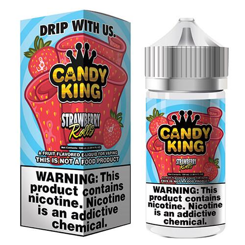Candy King eJuice Synthetic - Strawberry Rolls - 100ml