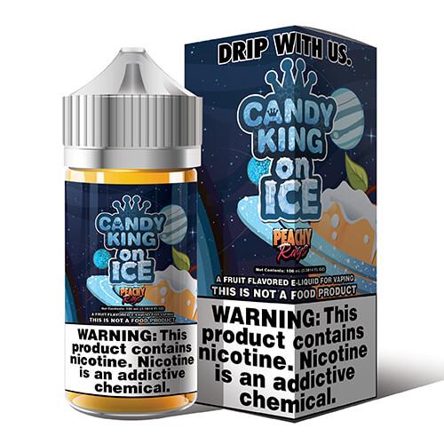 Candy King On Ice eJuice Synthetic - Peachy Rings On Ice - 100ml