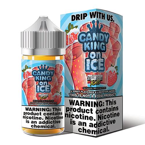 Candy King On Ice eJuice Synthetic - Strawberry Rolls On Ice - 100ml