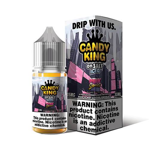 Candy King SALT - Pink Squares Iced - 30ml