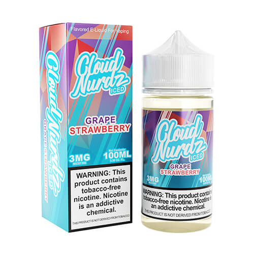Cloud Nurdz TFN - Grape Strawberry Iced - 100mL