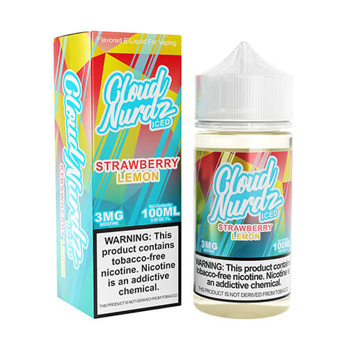 Cloud Nurdz TFN - Strawberry Lemon Iced - 100mL