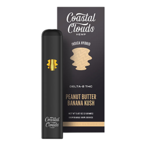 Coastal Clouds - Delta 8 Disposable - Peanut Butter Banana Kush (5 Pack)