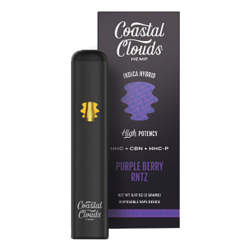 Coastal Clouds - HHC Disposable - Purple Berry RNTZ (5 Pack)