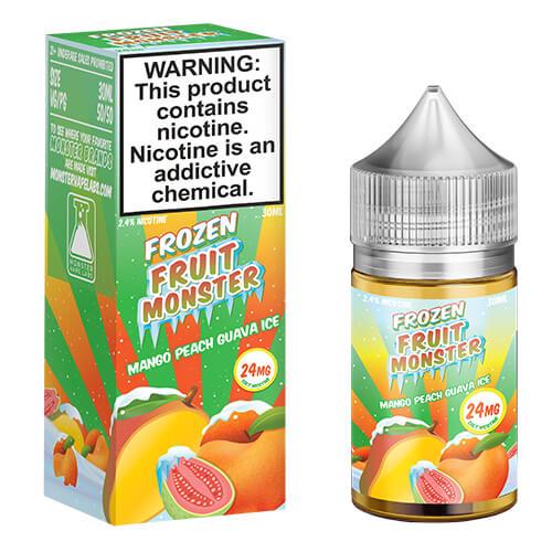 Frozen Fruit Monster eJuice Synthetic SALT - Mango Peach Guava Ice - 30ml