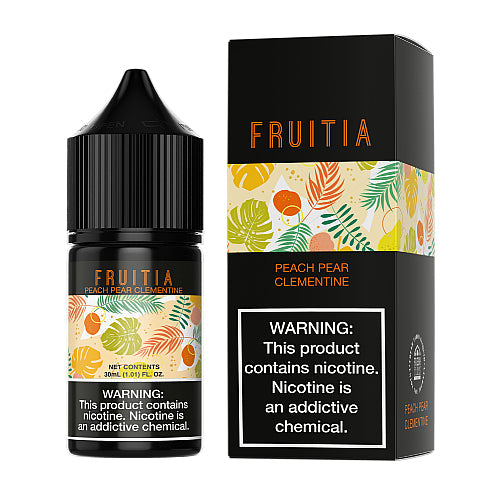 Fruitia eJuice SALTS - Peach Pear Clementine - 30ml