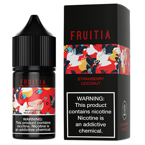 Fruitia eJuice Synthetic SALTS - Strawberry Coconut Refresher - 30ml