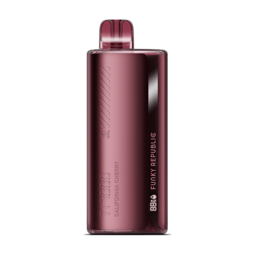 Funky Republic Ti7000 by E.B. Designs - Dispoable Vape Device - California Cherry (5 Pack)