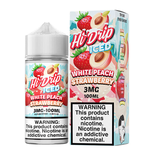 Hi-Drip - White Peach Strawberry ICED - 100mL