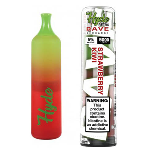 Hyde Retro Rave - Disposable Vape Device - Strawberry Kiwi - 10 Pack