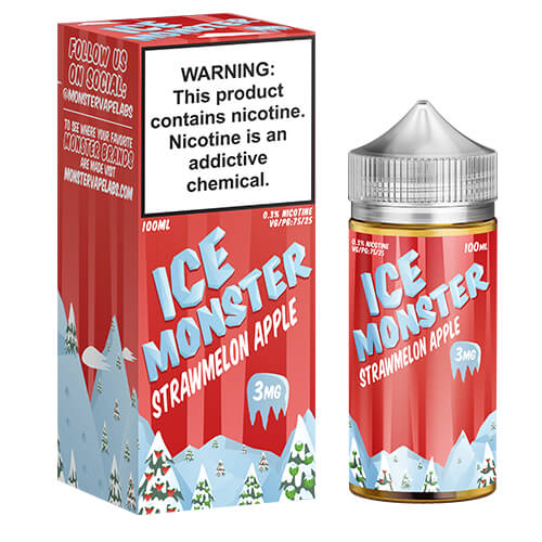 ICE Monster eJuice - Strawmelon Apple