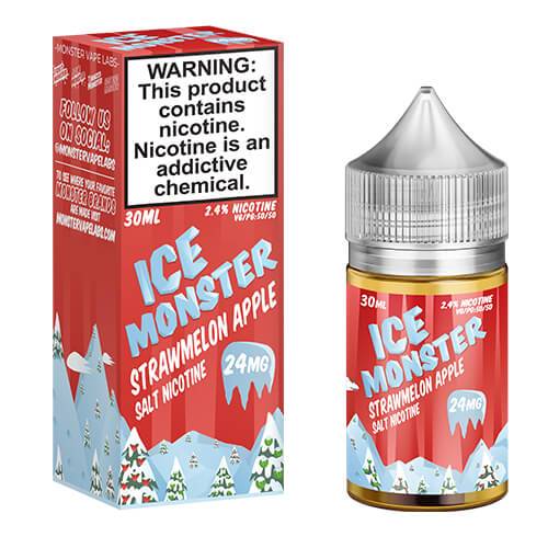 ICE Monster eJuice Synthetic SALT - Strawmelon Apple Ice - 30ml