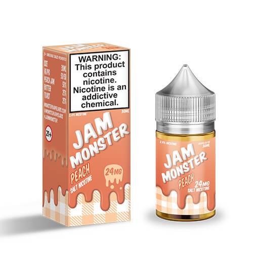 Jam Monster NTN Salt - Peach Salt - 30mL
