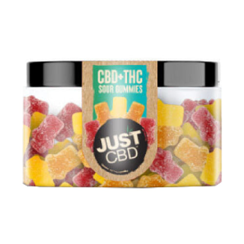 JustCBD CBD + THC Sour Gummies